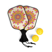 Psychedelic Mandala Pickleball Kit Accessories - Blululi
