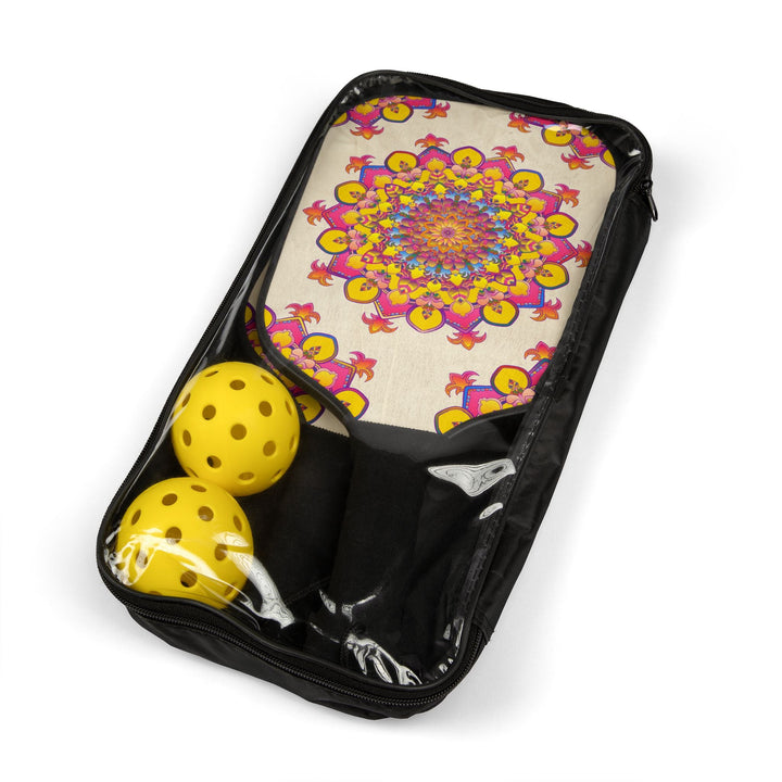 Psychedelic Mandala Pickleball Kit Accessories - Blululi