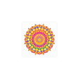 Psychedelic Mandala Poster - Vibrant Floral Art Poster - Blululi