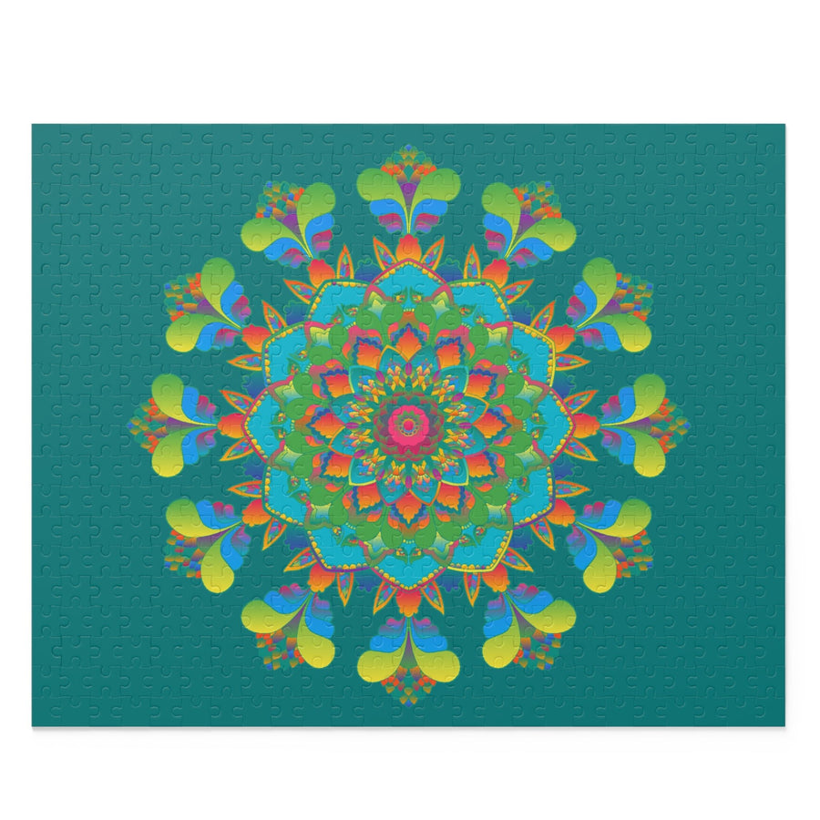 Psychedelic Mandala Puzzle - 252 & 500 Pieces Puzzle - Blululi