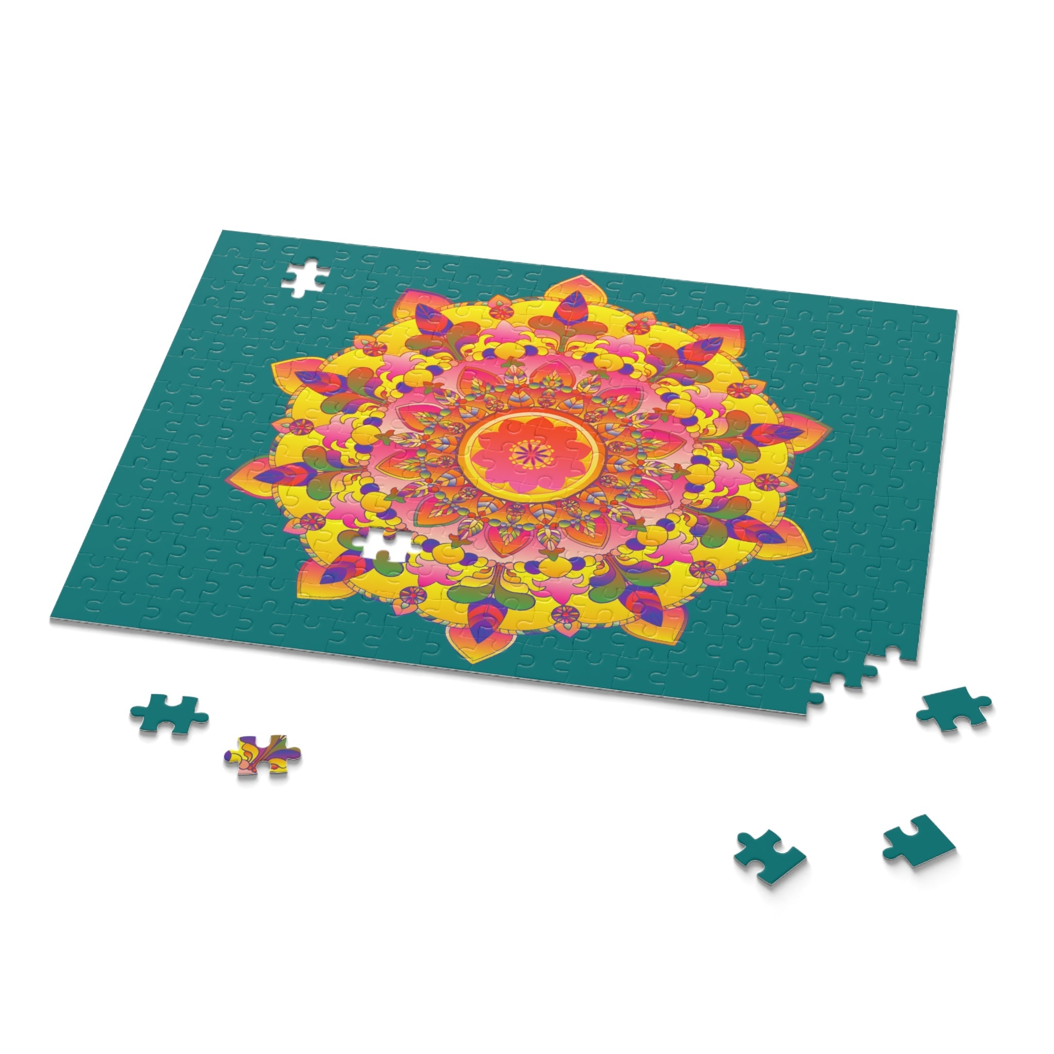 Psychedelic Mandala Puzzle - 252 & 500 Pieces Puzzle - Blululi