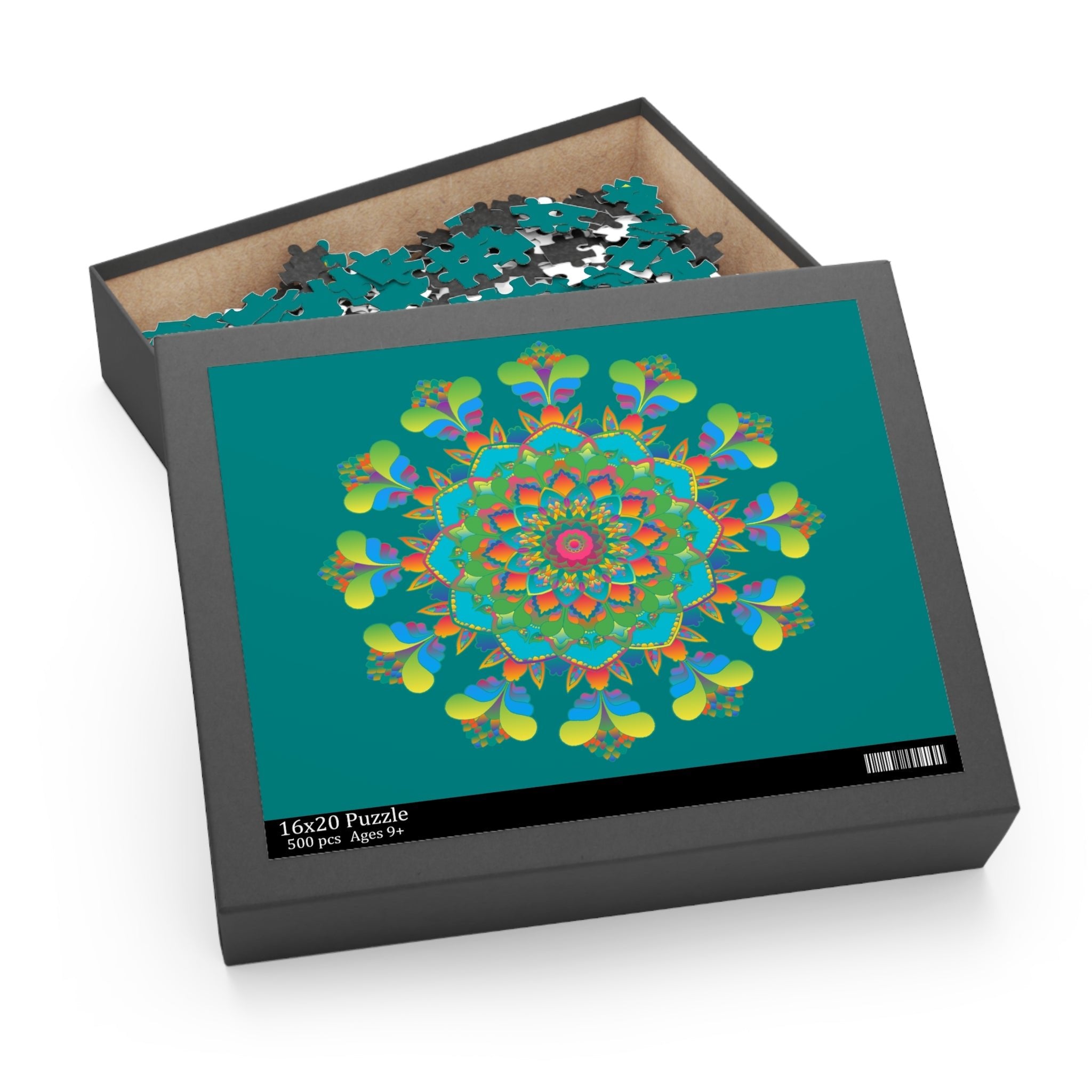 Psychedelic Mandala Puzzle - 252 & 500 Pieces Puzzle - Blululi