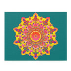 Psychedelic Mandala Puzzle - 252 & 500 Pieces Puzzle - Blululi