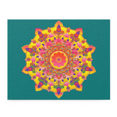 Psychedelic Mandala Puzzle - 252 & 500 Pieces Puzzle - Blululi