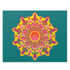 Psychedelic Mandala Puzzle - 252 & 500 Pieces Puzzle - Blululi