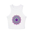 Psychedelic Mandala Racerback Tank Top Tank Top - Blululi