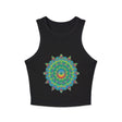 Psychedelic Mandala Racerback Tank Top Tank Top - Blululi