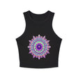 Psychedelic Mandala Racerback Tank Top Tank Top - Blululi