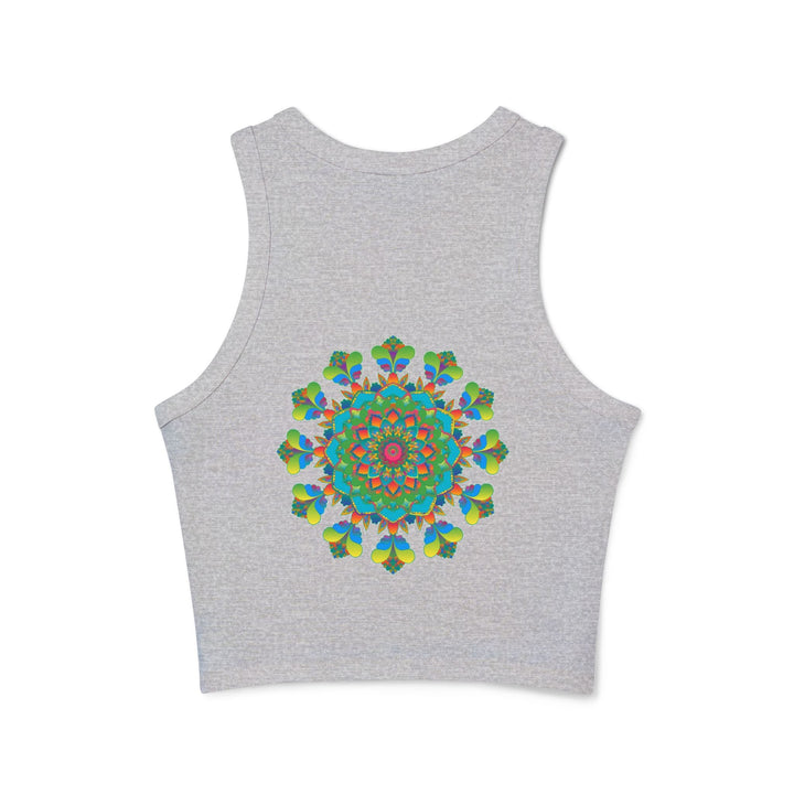 Psychedelic Mandala Racerback Tank Top Tank Top - Blululi