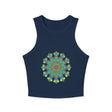 Psychedelic Mandala Racerback Tank Top Tank Top - Blululi