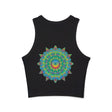 Psychedelic Mandala Racerback Tank Top Tank Top - Blululi
