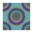 Psychedelic Mandala Tablecloth - Sage Green Home Decor - Blululi