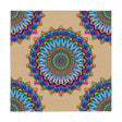 Psychedelic Mandala Tablecloth - Vibrant Sand Art Home Decor - Blululi