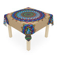 Psychedelic Mandala Tablecloth - Vibrant Sand Art Home Decor - Blululi