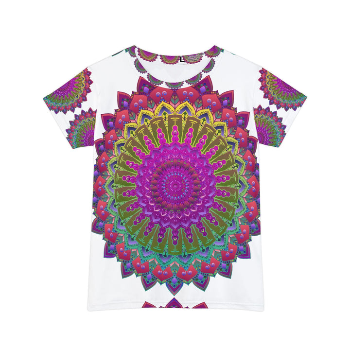 Psychedelic Mandala Women's T-Shirt All Over Prints - Blululi