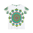Psychedelic Rainbow Mandala Women's T-Shirt All Over Prints - Blululi
