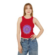 Purple & Gold Mandala Racerback Tank Top Tank Top - Blululi