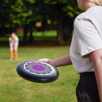 Purple & Green Mandala Frisbee Disc Accessories - Blululi