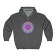 Purple & Green Mandala Hoodie - Intricate Design Hoodie - Blululi