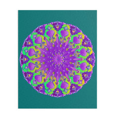 Purple & Green Mandala Puzzle - 252/500 Pieces Puzzle - Blululi