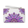 Purple Mandala Clutch Bag - Jewel Tones Bags - Blululi