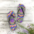 Purple Mandala Flip Flops - Spiritual & Stylish Shoes - Blululi