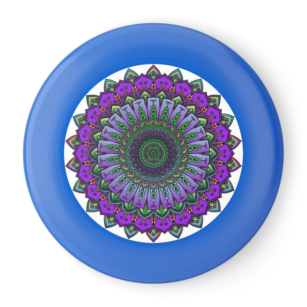 Purple Mandala Frisbee: Unique Disc Art Accessories - Blululi