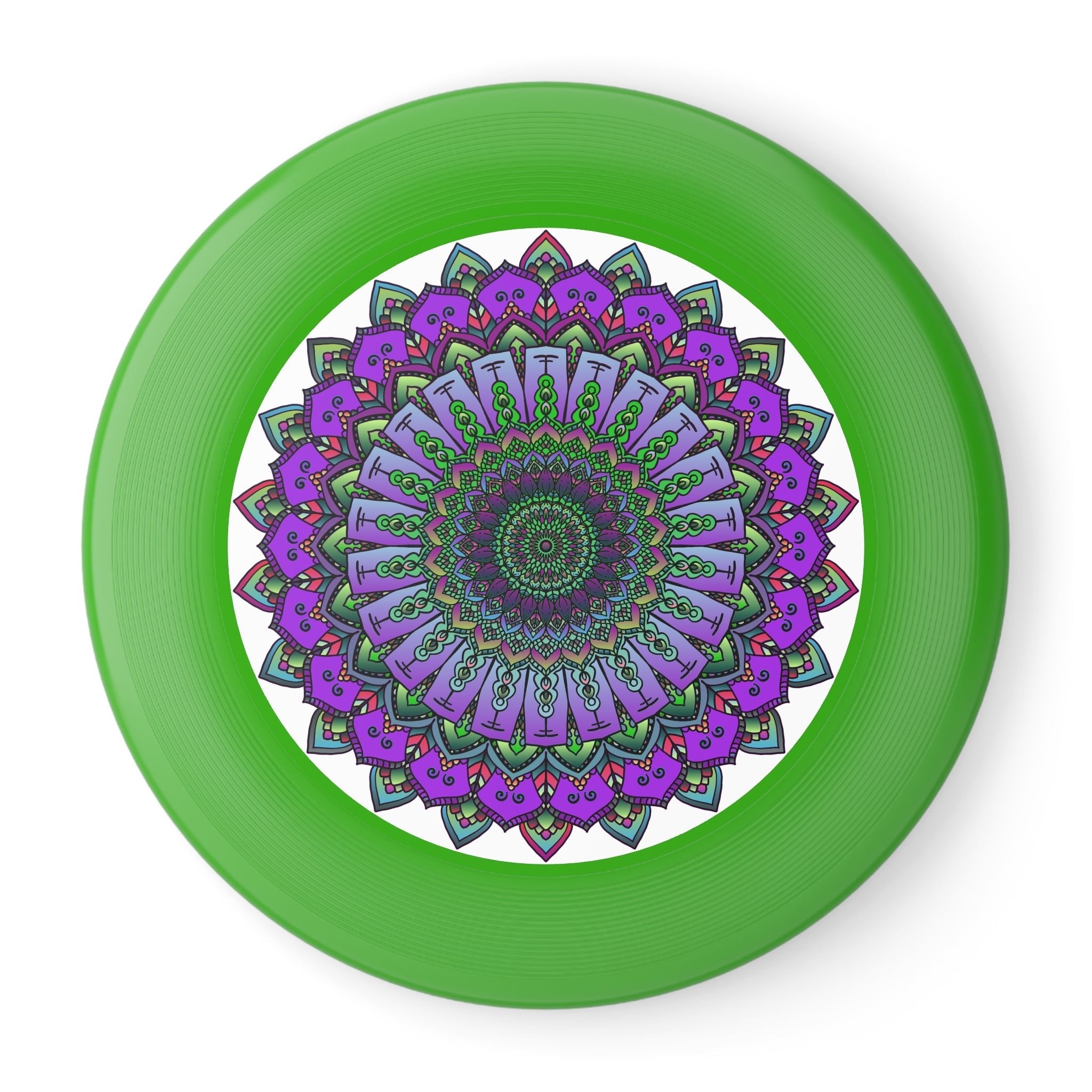 Purple Mandala Frisbee: Unique Disc Art Accessories - Blululi