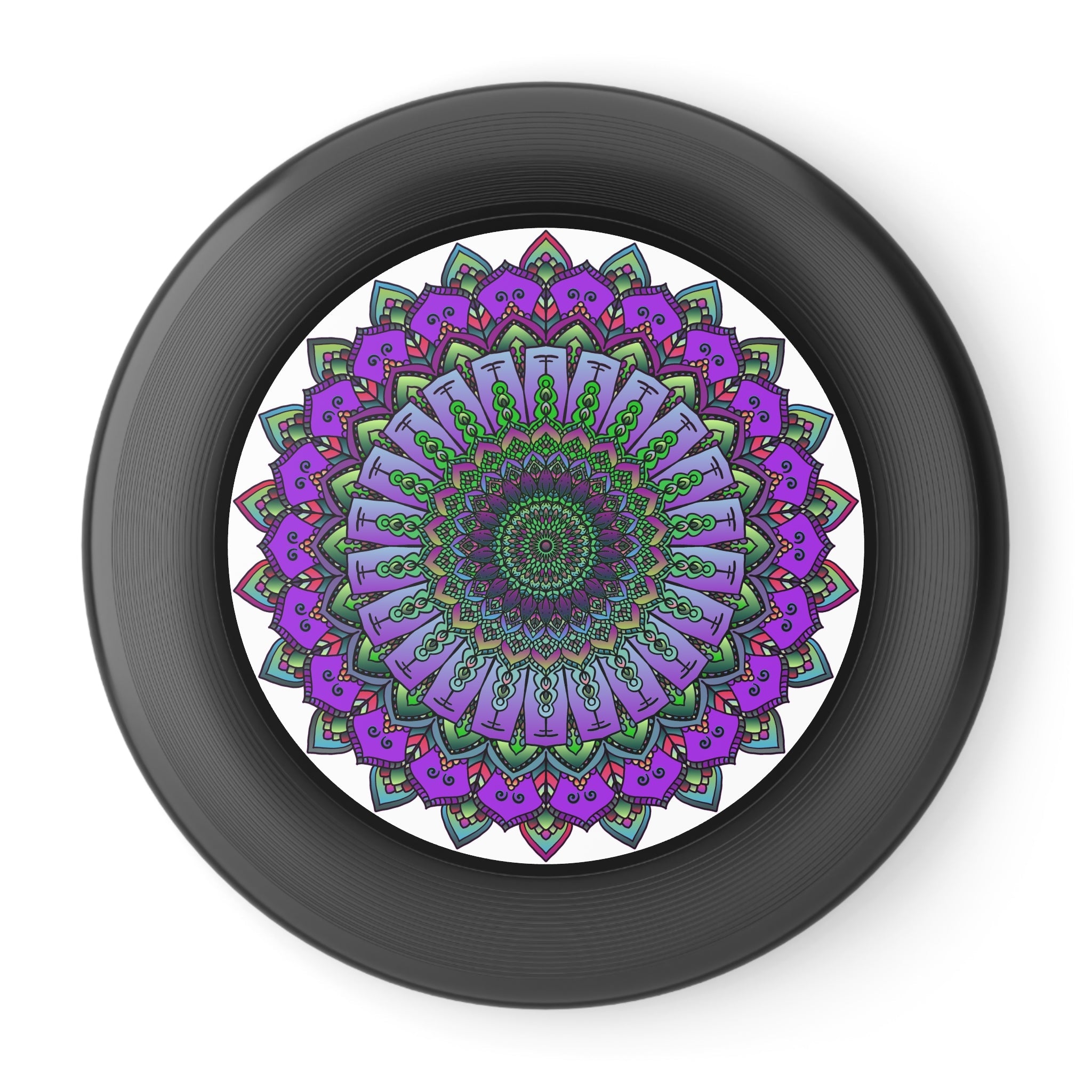 Purple Mandala Frisbee: Unique Disc Art Accessories - Blululi