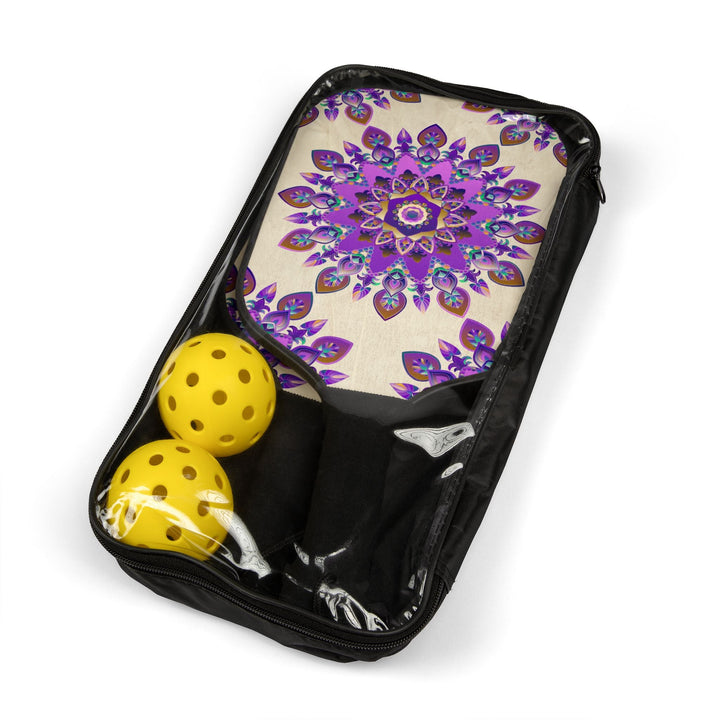 Purple Mandala Pickleball Kit Accessories - Blululi