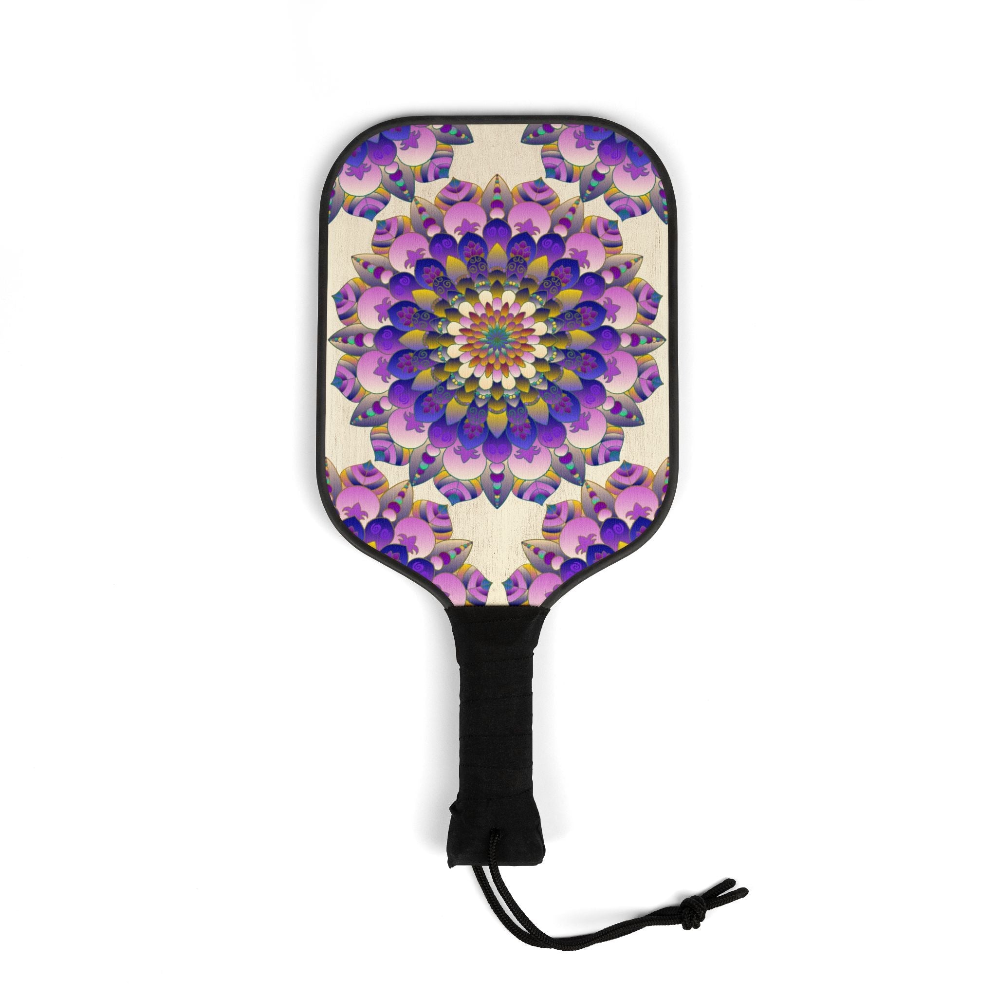 Purple Mandala Pickleball Kit Accessories - Blululi