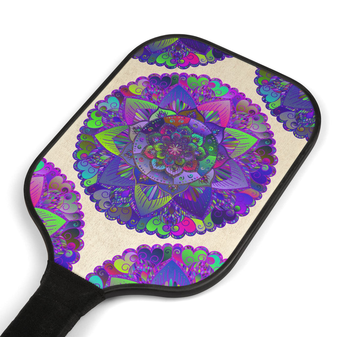 Purple Mandala Pickleball Kit Accessories - Blululi