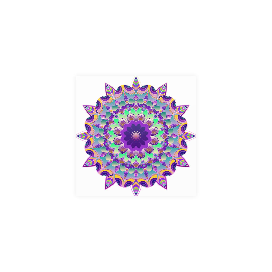 Purple Mandala Poster - Intricate Art Print Poster - Blululi