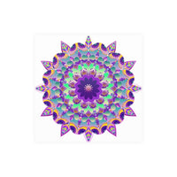 Purple Mandala Poster - Intricate Art Print Poster - Blululi