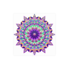 Purple Mandala Poster - Intricate Art Print Poster - Blululi