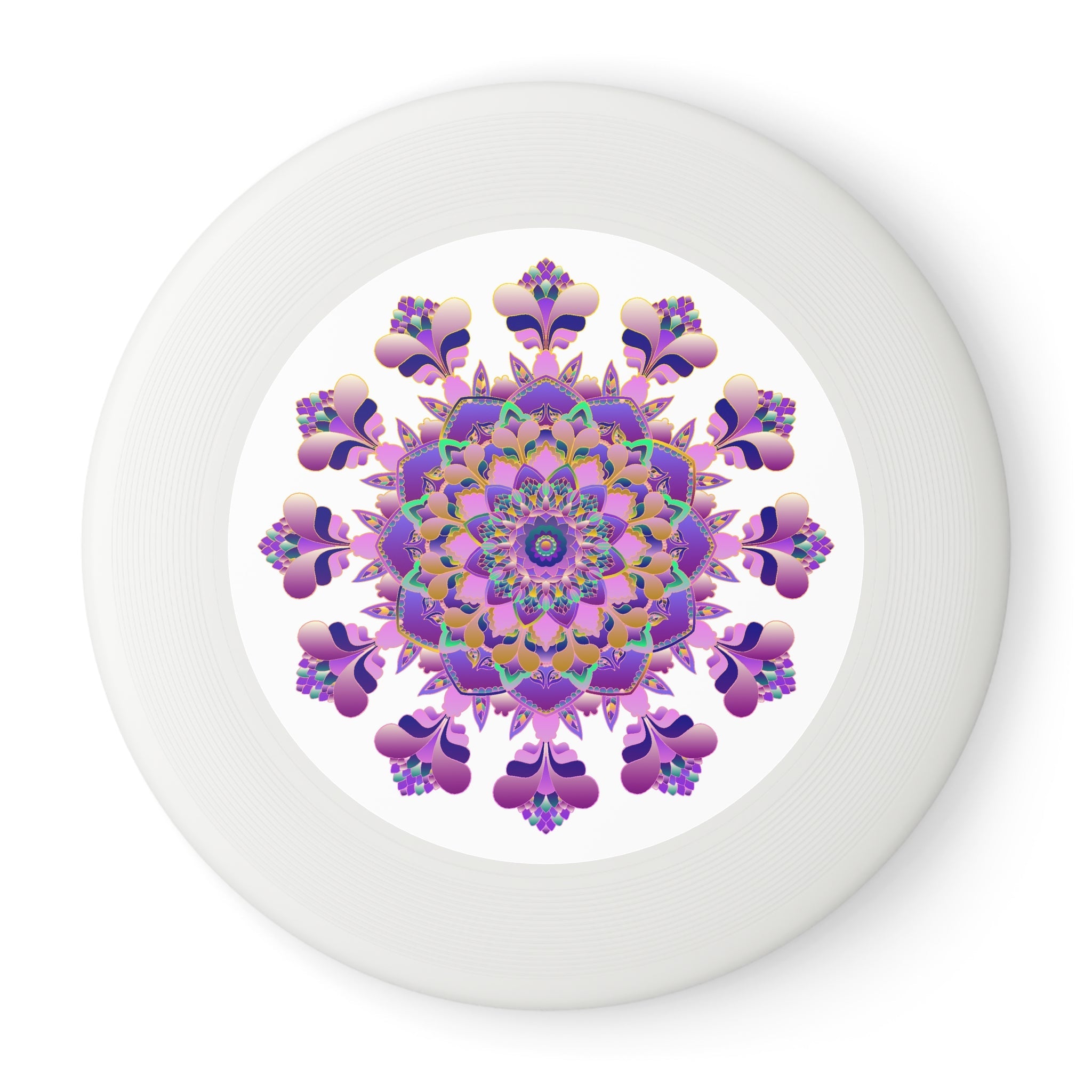 Purple Pink Mandala Frisbee Disc Accessories - Blululi