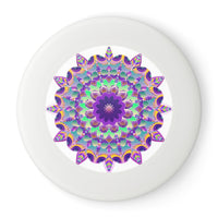 Purple Teal Mandala Frisbee Disc Accessories - Blululi
