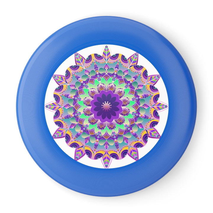 Purple Teal Mandala Frisbee Disc Accessories - Blululi