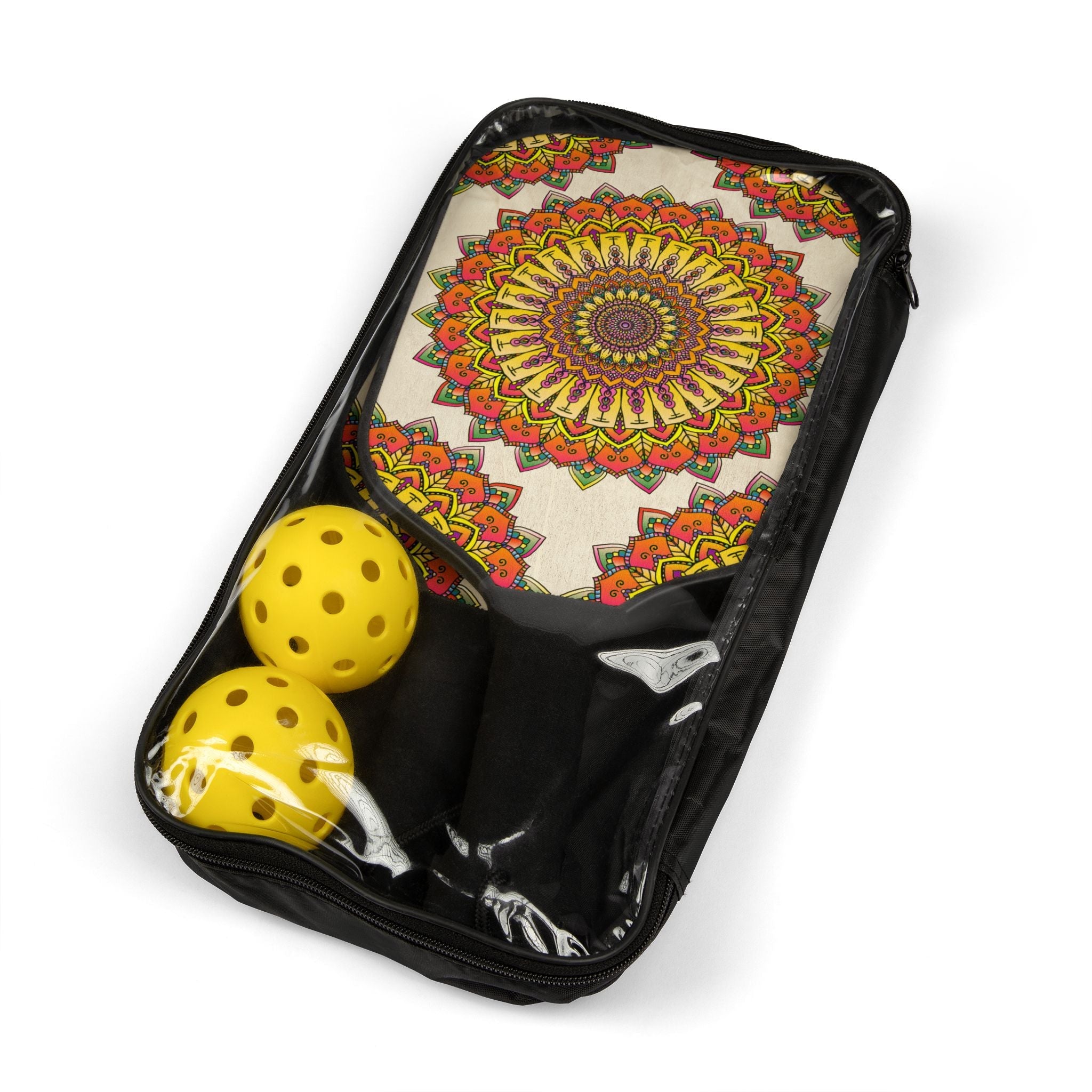 Radiant Mandala Pickleball Set Accessories - Blululi