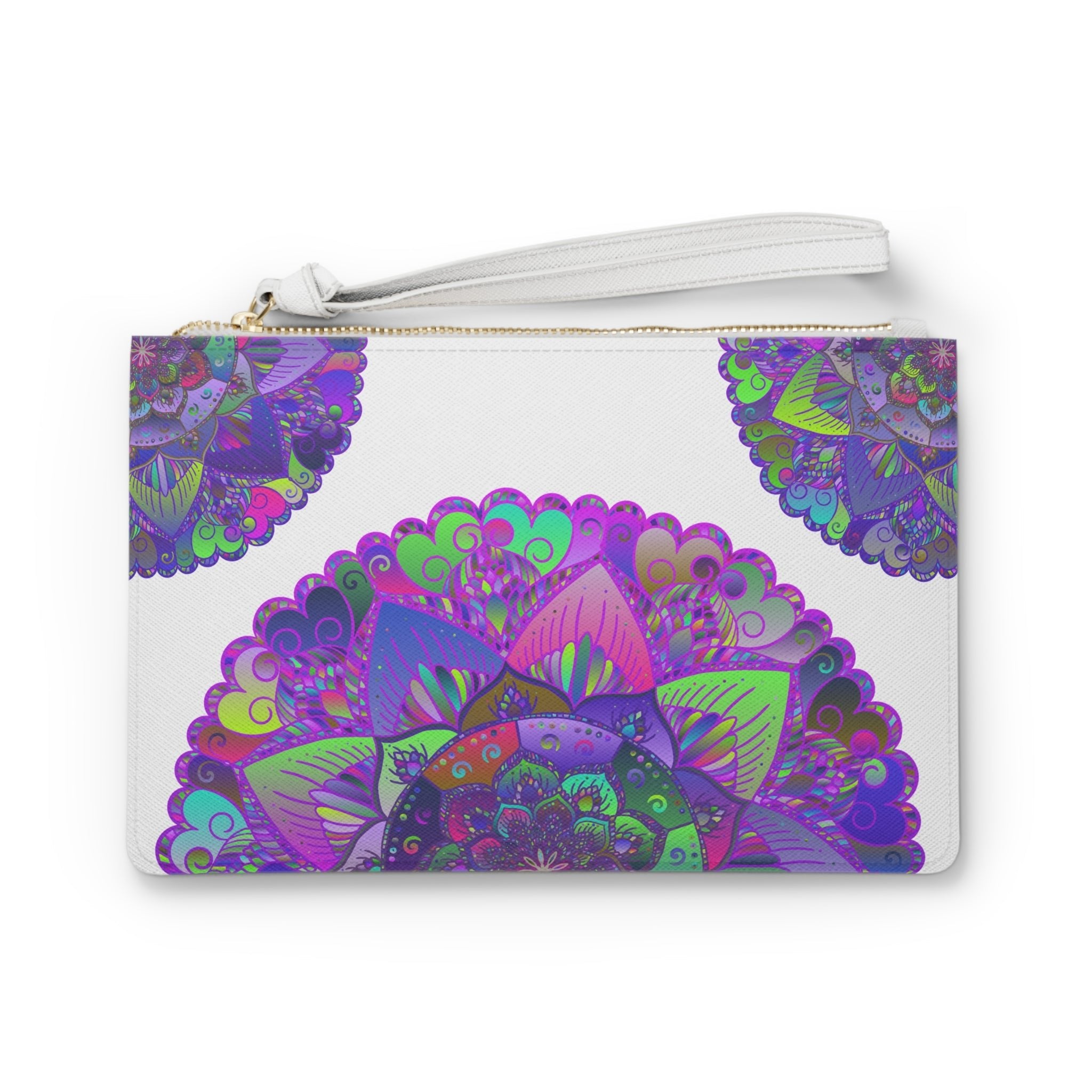 Rainbow Mandala Clutch Bag Bags - Blululi