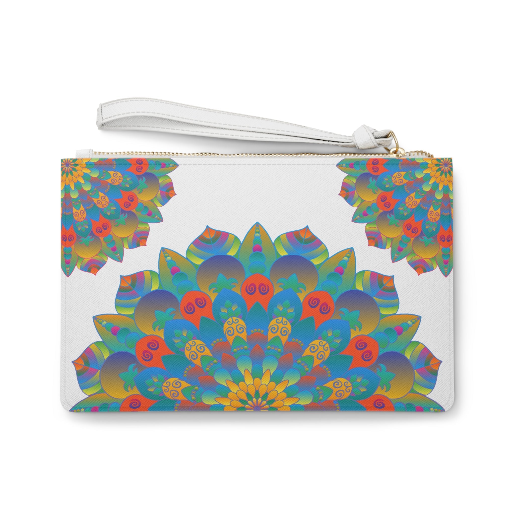 Rainbow Mandala Clutch Bag Bags - Blululi