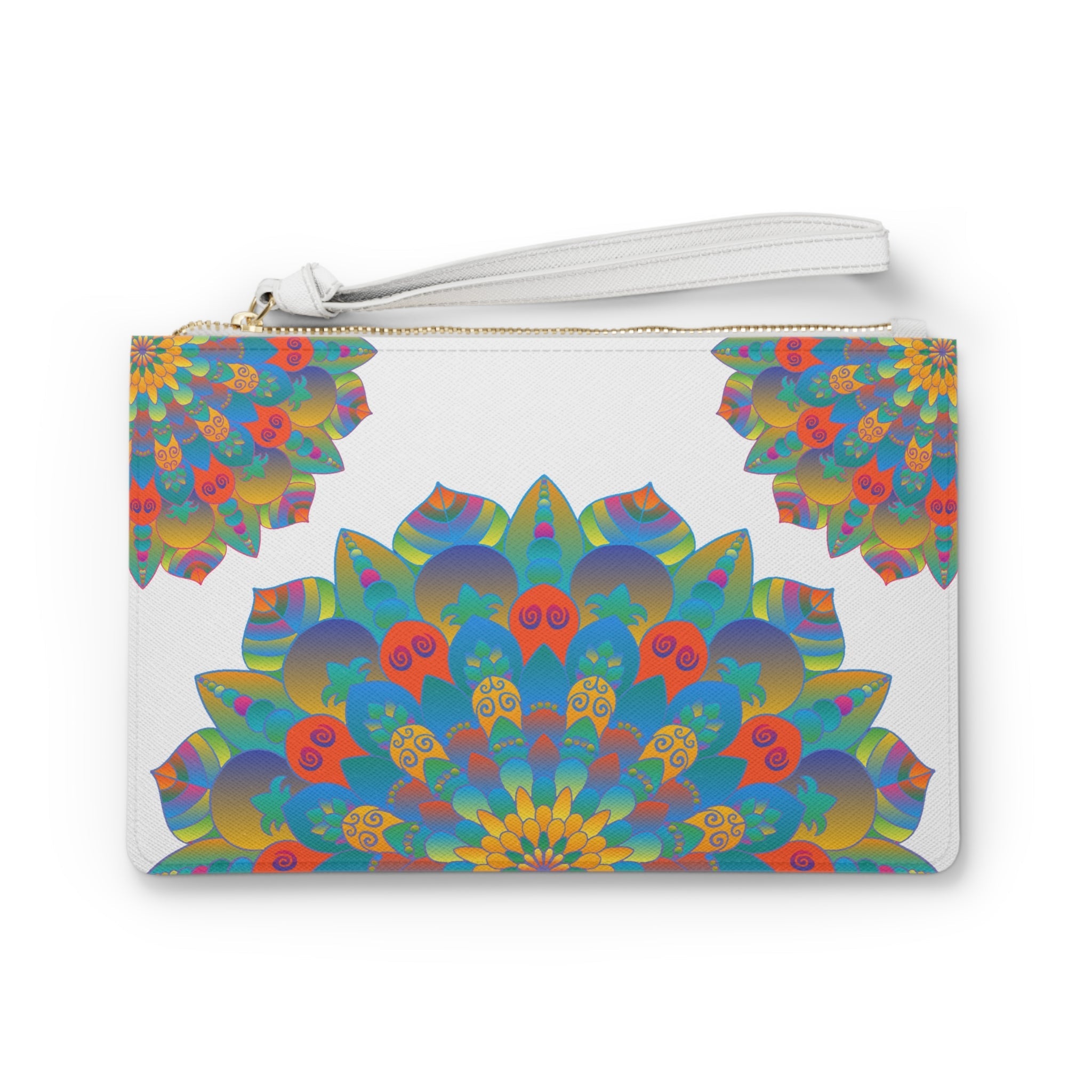 Rainbow Mandala Clutch Bag Bags - Blululi