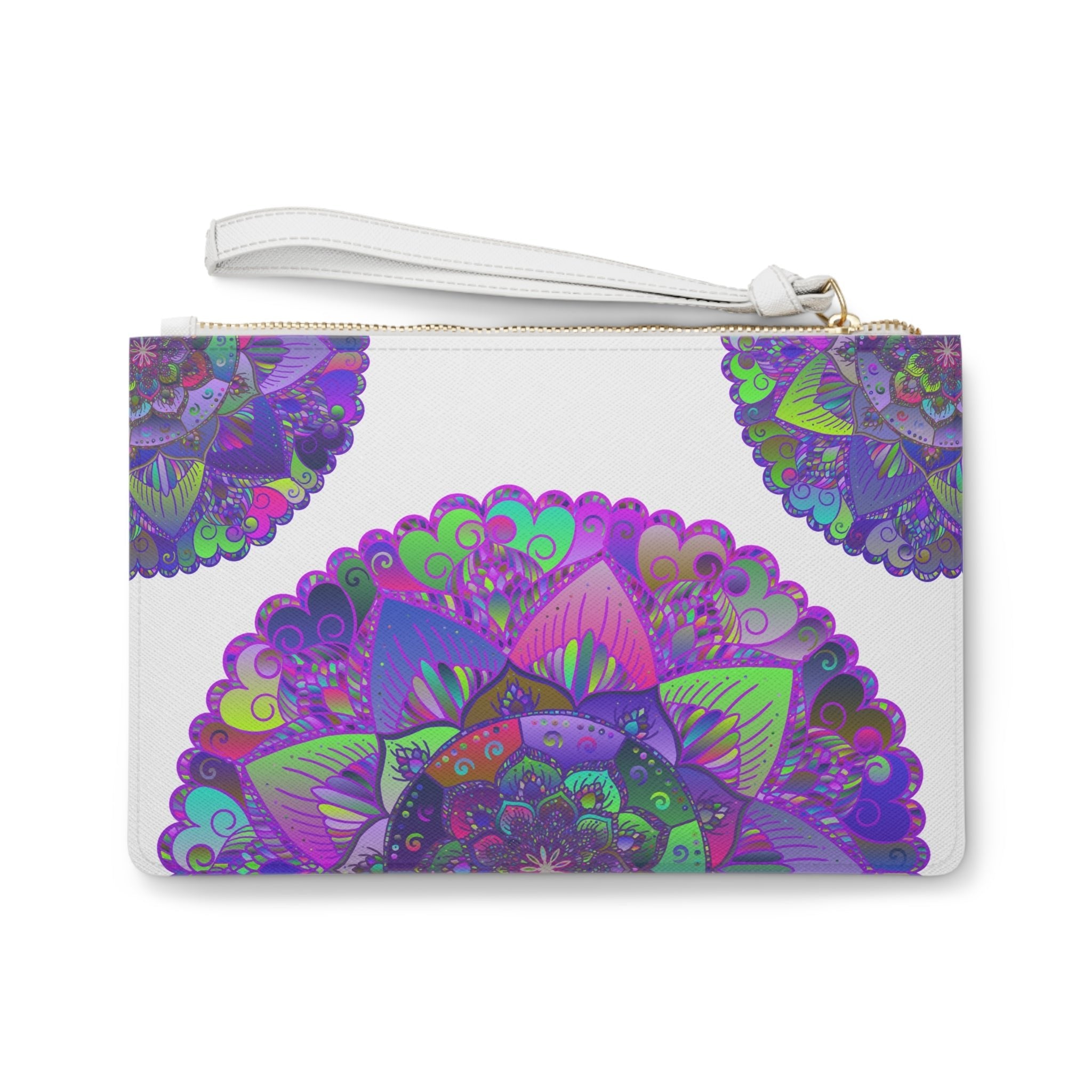 Rainbow Mandala Clutch Bag Bags - Blululi