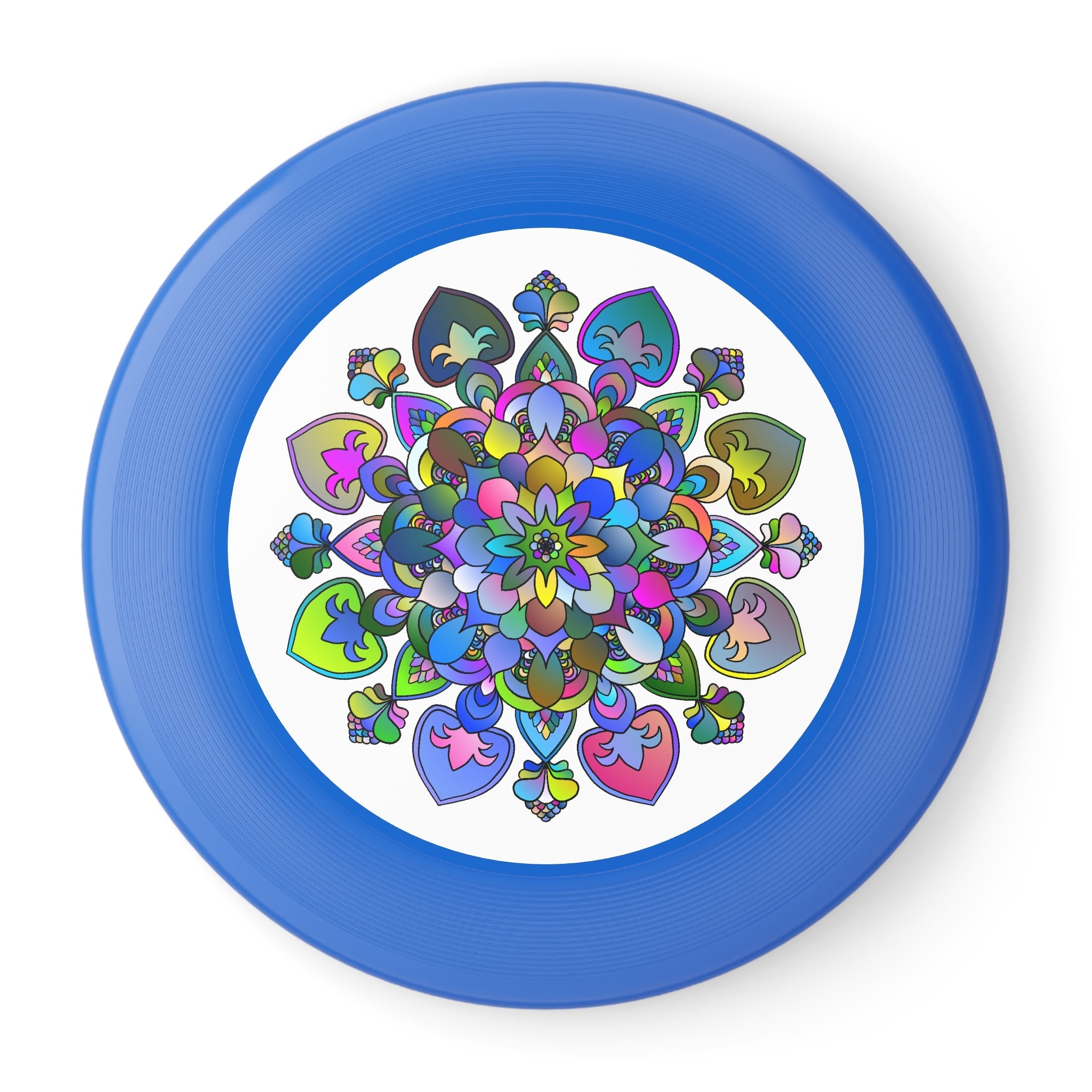 Rainbow Mandala Frisbee: Fun & Art Accessories - Blululi