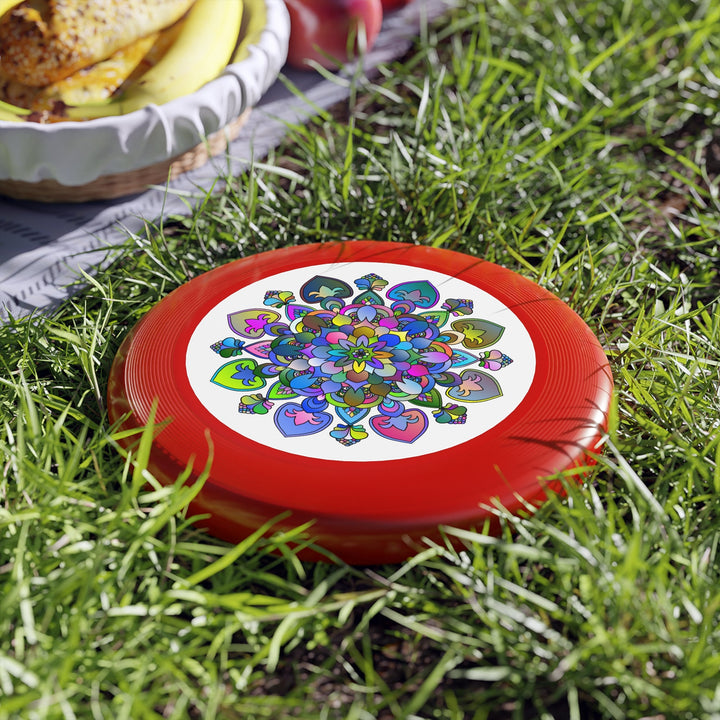 Rainbow Mandala Frisbee: Fun & Art Accessories - Blululi