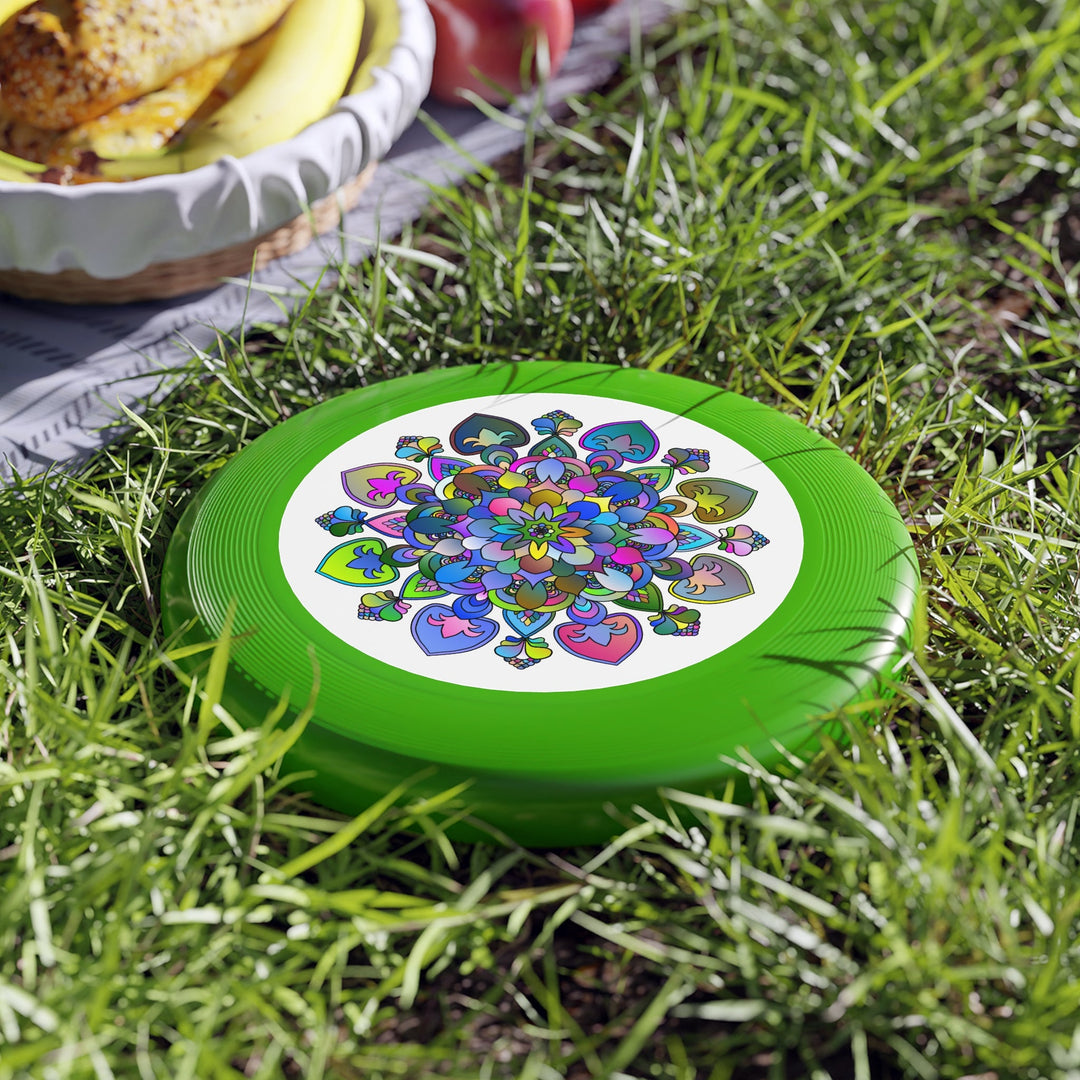 Rainbow Mandala Frisbee: Fun & Art Accessories - Blululi