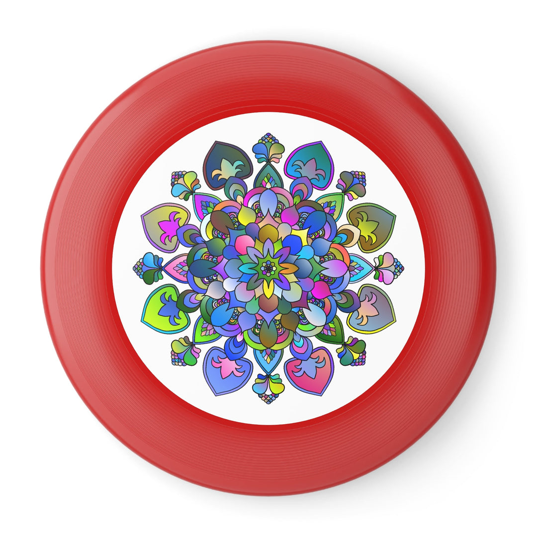 Rainbow Mandala Frisbee: Fun & Art Accessories - Blululi