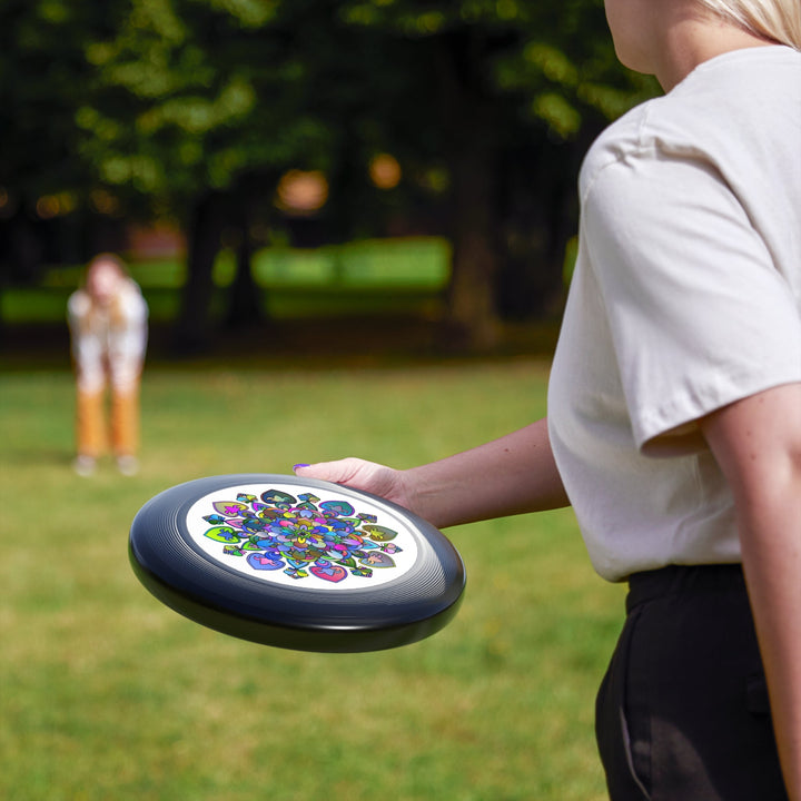 Rainbow Mandala Frisbee: Fun & Art Accessories - Blululi