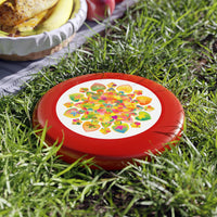 Rainbow Mandala Frisbee: Psychedelic Fun Accessories - Blululi