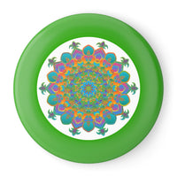 Rainbow Mandala Frisbee: Psychedelic Fun Accessories - Blululi